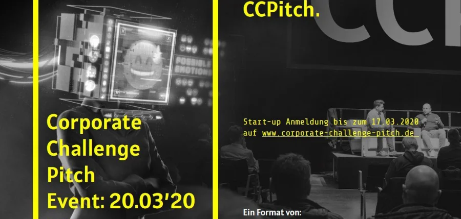 Startup-Essen – Corporate Challenge Pitch 2020! Bis zum 13.3.2020 als Startup bewerben!