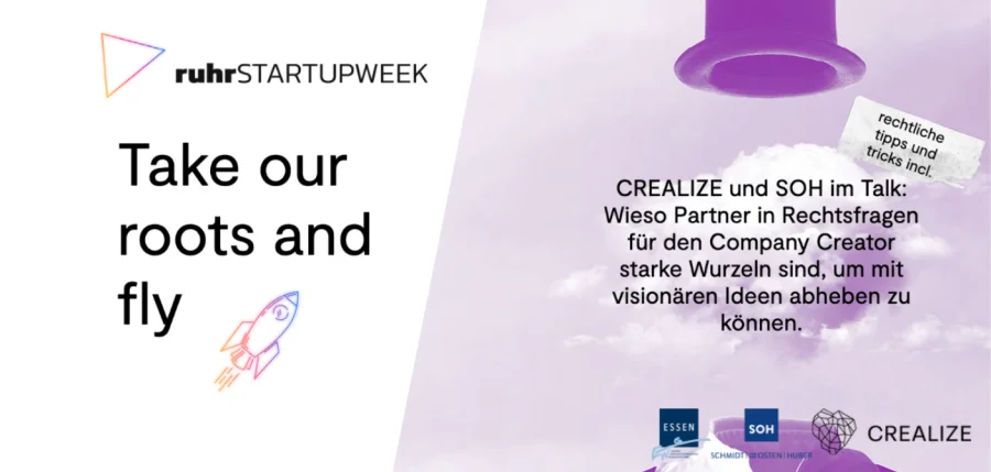 Startup-Essen – LIVESTREAM: Take our roots and fly