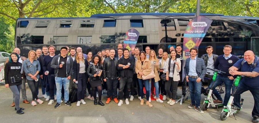 Startup-Essen – Top Pott-Unternehmer mit dem OMBus zur DMEXCO2019